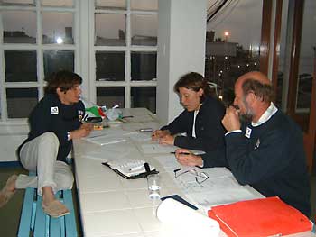 Hélène, Gabriella et Guy et Guy Saillard