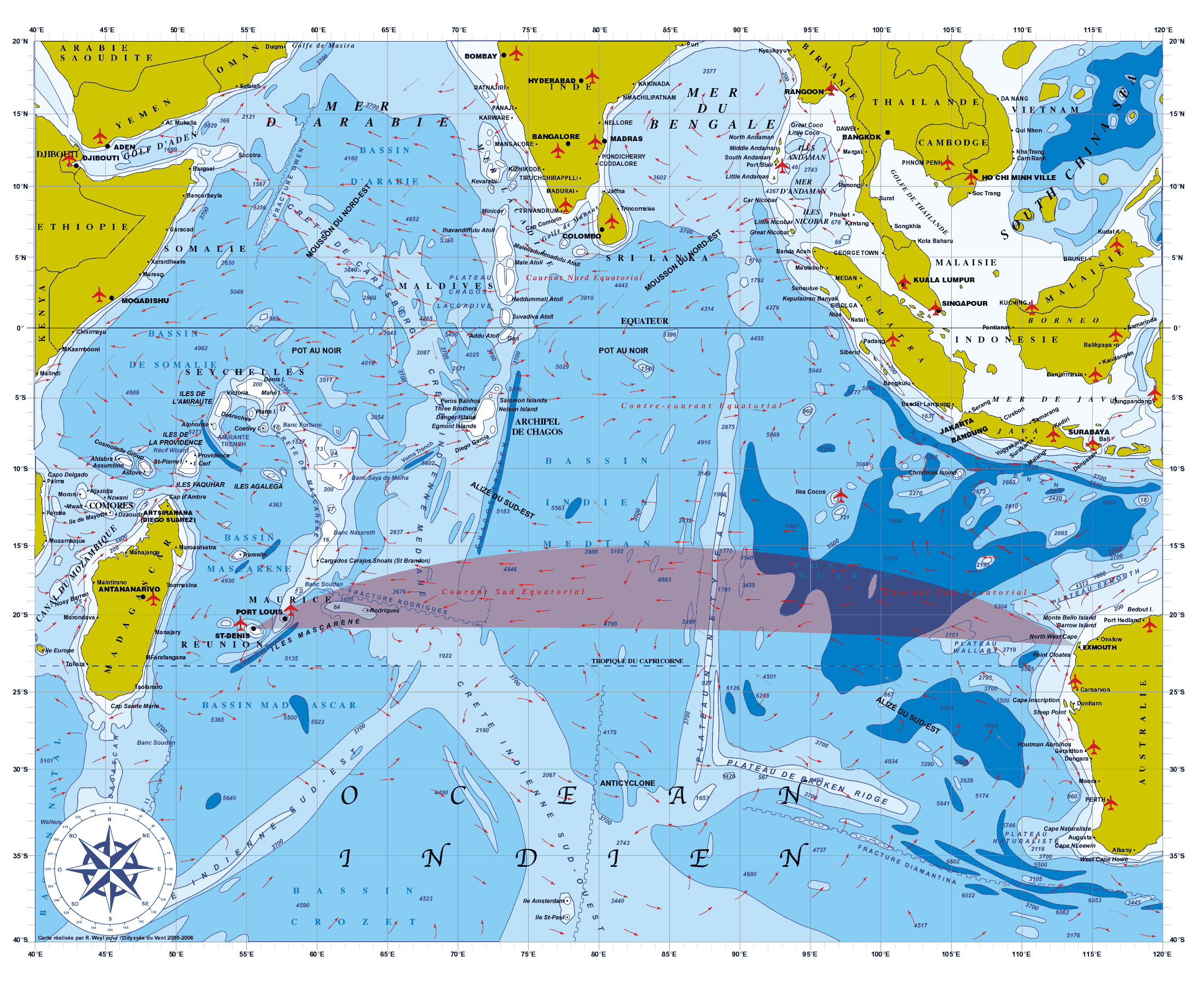 Carte du parcours agrandie